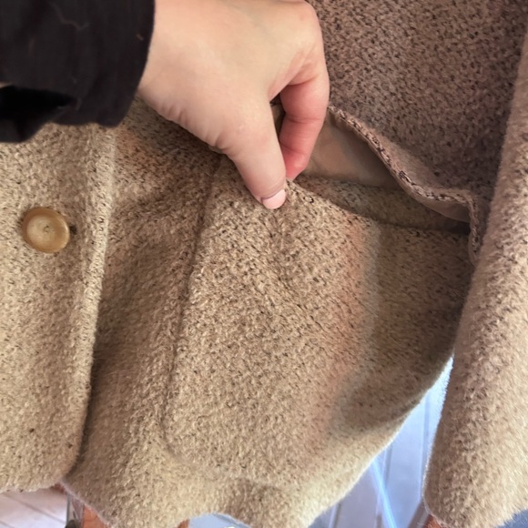 Agnona italy alpaca so soft jacket  size medium//large lightweight unlined - Picture 7 of 11